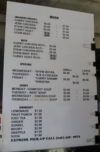 wsw menu