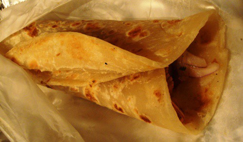 chicken bhuna roll