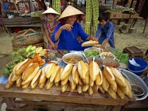 Classic banh mi in Vietnam