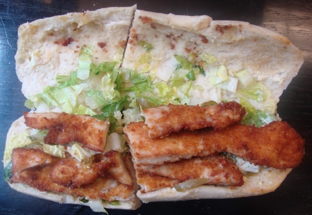 sandwich open