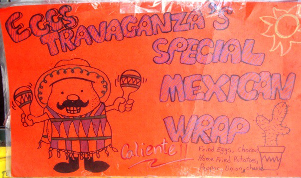menu Mexican Wrap