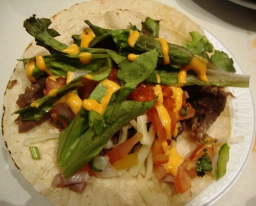 Beef taco from Korilla BBQ's Launch Party