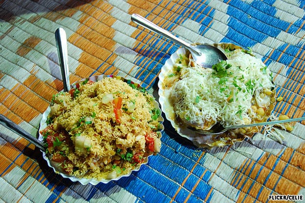 Chowpatty's bhel puri has a Mumbai-style beach flavor