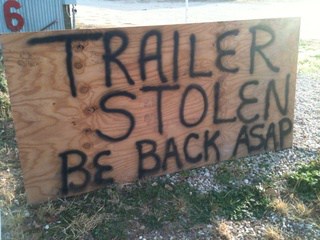 stolen trailer