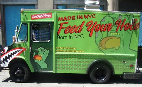 truck Enjoy A Food Truck Drive-In Dinner: 5 Courses With 5 Beers!