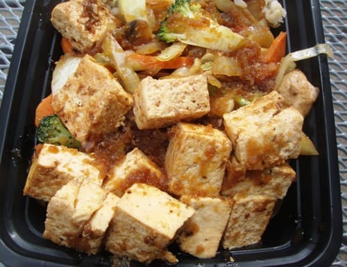 Heavenly Hibachi Tofu At Hibachi Heaven? We Tried It... (credit: NYSF)
