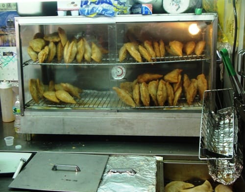 Nysf First Bite: Deep Fried Empanadas From Tony's Empanadas (credit: NYSF)