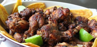 Jerk, Doubles, Roti and Patties: A Field Guide to Caribbean Street Food Styles in NYC Jerk Chicken Wings & Mac 'n Cheese From Wing'n It