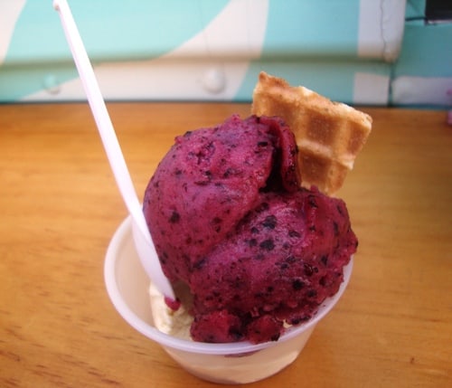 Itizy Blueberry Mojito Sorbet (credit: NYSF)