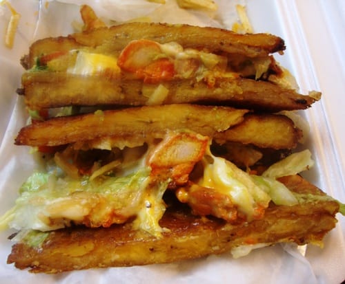Street Eats: Chicken Plantini From Monkey Brothers Lab (credit: NYSF)