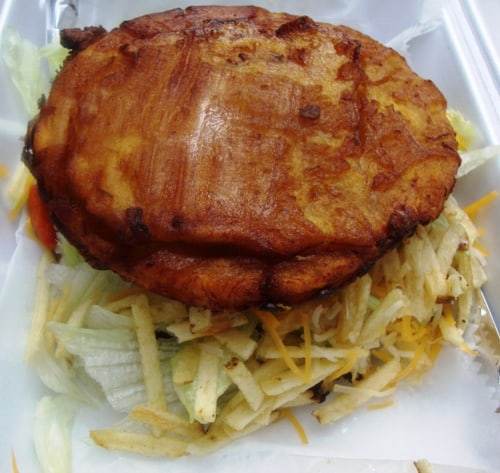 Street Eats: Chicken Plantini From Monkey Brothers Lab (credit: NYSF)