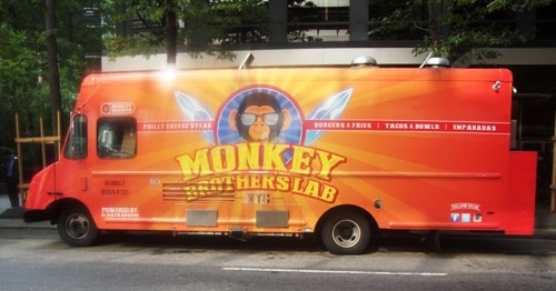 Street Eats: Chicken Plantini From Monkey Brothers Lab (credit: NYSF)