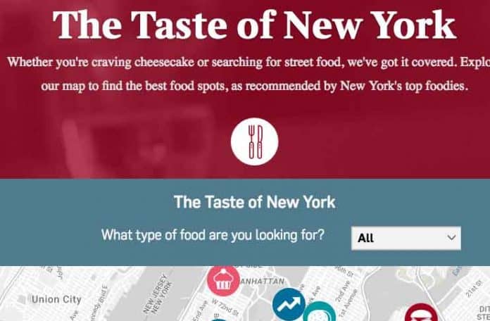 Food-Map Interactive Food Map