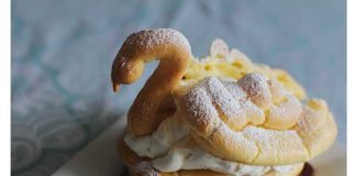 Yummy Recipe: Vanilla Bean Cream Puff Swans cream puff