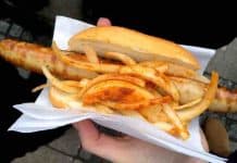 We Tasted The First German Bratwurst Pavillion in NYC German Bratwurst Pavillion