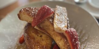 Welcome Summer Weekends with an Italian Inspired Brunch at Osteria Accademia Caramel Banana French Toast at Osteria Accademia