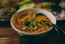 Discovering New York’s Thai Street Food Dish: The Khao Soi Gai (with Videos!) thai street food Khao Soi Gai