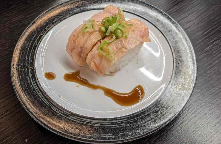 Our Visit To Kaiten Zushi Nomad – Sushi By The Belt salmon toro Kaiten Zushi Nomad