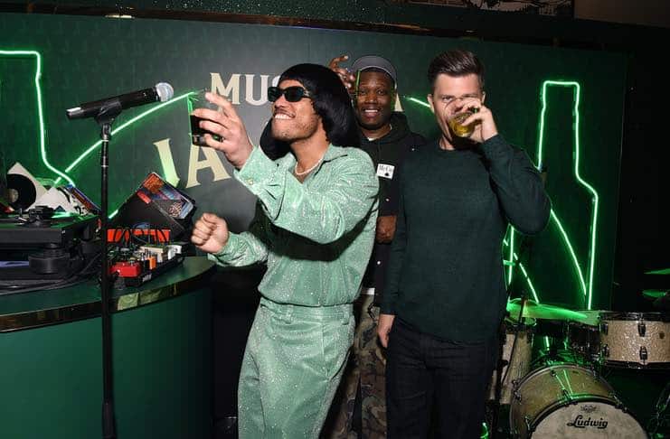 A Night To Remember: Jameson's St. Patrick's Eve Soirée Takes Times Square Anderson Michael Colin Jost