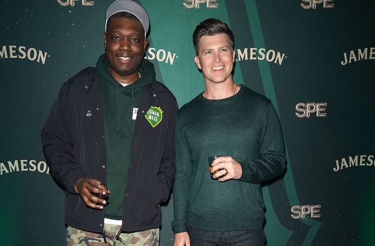A Night To Remember: Jameson's St. Patrick's Eve Soirée Takes Times Square Michael Colin Jost SPE