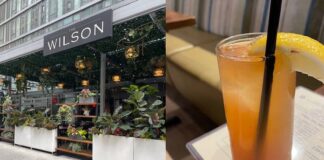 Martini and Dinner. Our Open Table Visit at The Wilson the wilson NYC