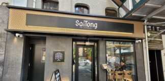 Our Visit to SaiTong Thai: Southern Thai Cuisine in Times Square SaiTong Thai facade