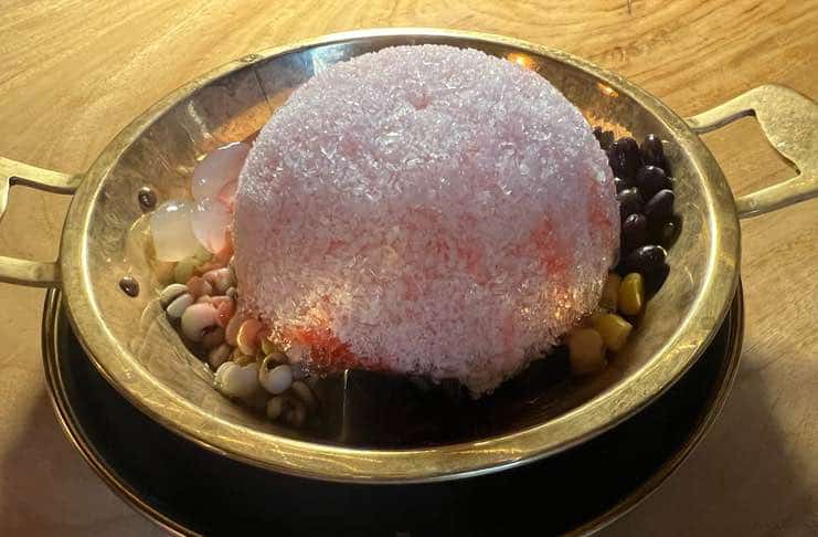 Our Visit To Saitong Thai: Southern Thai Cuisine In Times Square Salak snake fruit shave ice at Saitong thai