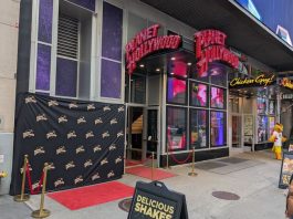 Facade of Planet Hollywood new york