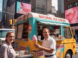 Ice cream truck in New York City