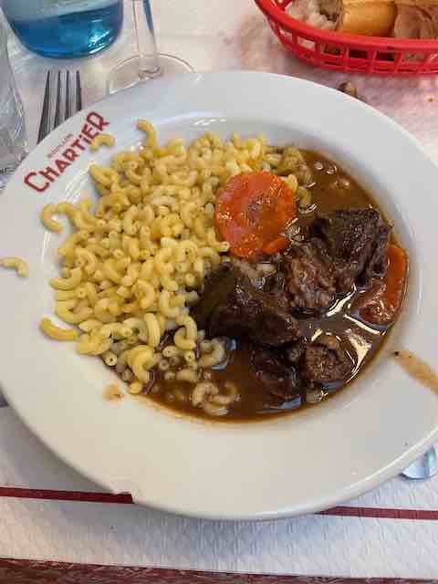 Ron's Review Of Bouillon Chartier Restaurant In Paris: Typical French Dining food at Bouillon Chartier restaurant