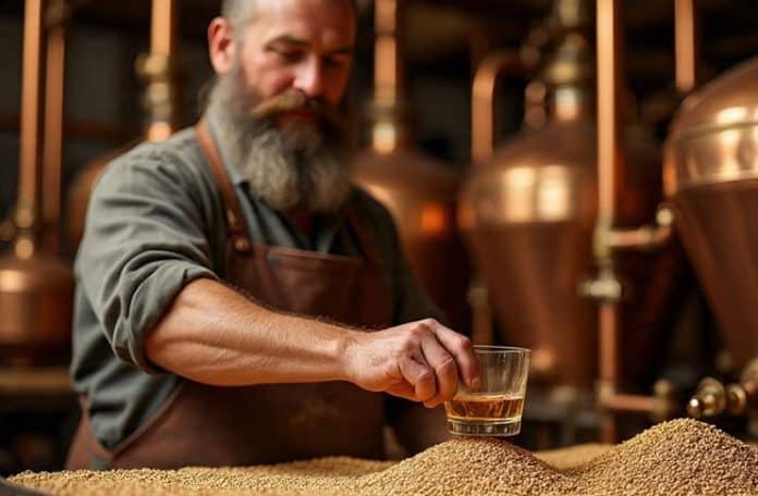 a distiller preparing a spirit and explains what Sets Truly Exceptional Spirits
