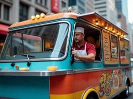 food truck driver who went to CDL school