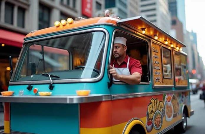 food truck driver who went to CDL school