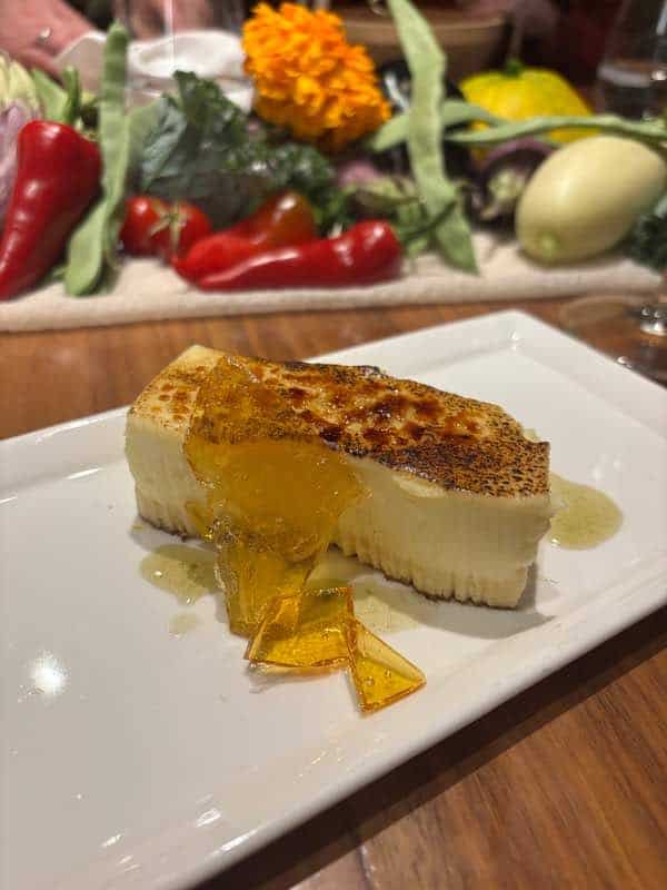 summer cheesecake brule at The Conrad New York Downtown