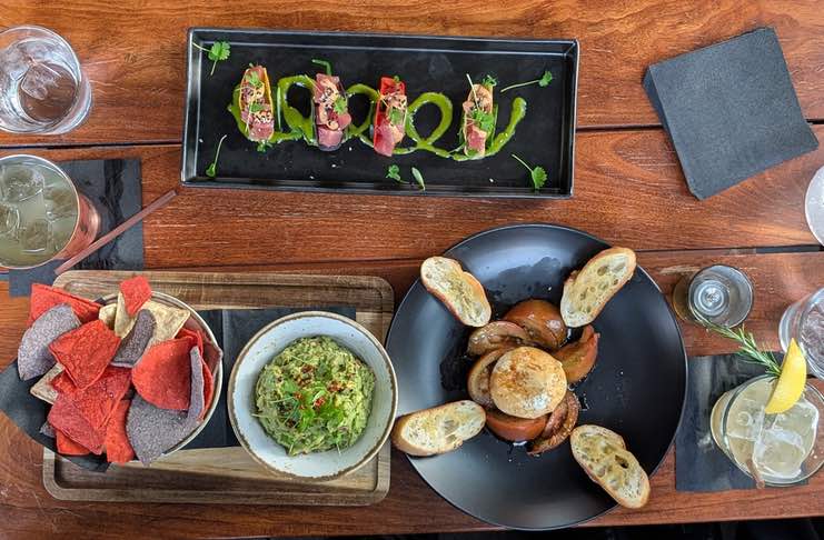 snacks at elsie rooftop and penthouse in new york city