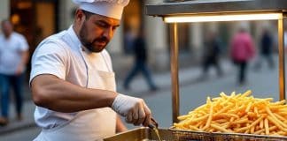 5 Fryer Tweaks That Instantly Lower Oil Consumption food vendor using Fryer Tweaks That Instantly Lower Oil Consumption