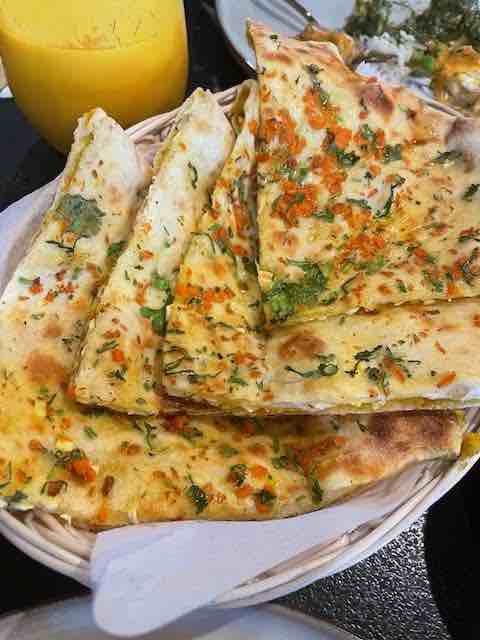 Ron's Visit To Lajawab Indian Cuisine: A Touch Of India In Florida LAJAWAB NAAN at Lajawab Indian Cuisine
