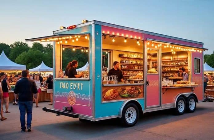 Tap Trailer at Markets and Festivals tap trailer at food festival