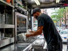 food trucks with dishwasher