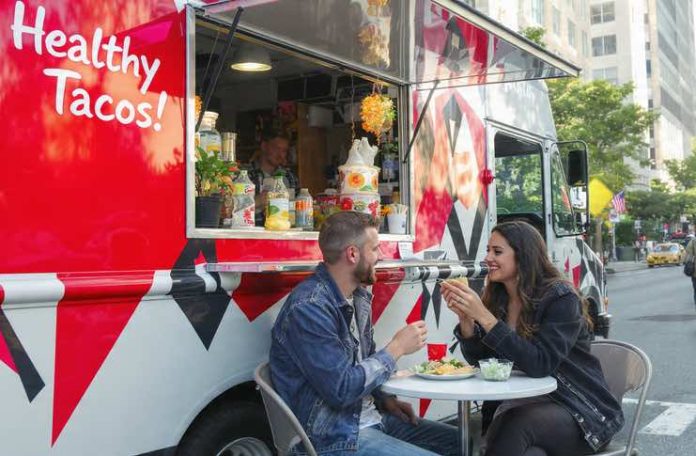 NYC Spots for Guilt-Free Street Snacks food truck of NYC Spots for Guilt-Free Street Snacks