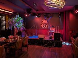 Katie’s Review of The Lotus Room: Confessions Wanted (No, Really) The live stage at The Lotus Room