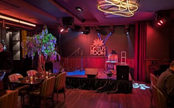 Katie’s Review of The Lotus Room: Confessions Wanted (No, Really) The live stage at The Lotus Room