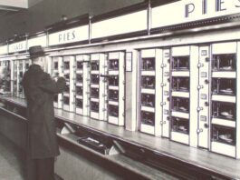 An Automat in Manhattan. Public Domain