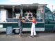 Event Catering Prospecting Checklist For Food Trucks Food truck owner reviewing an event catering prospecting checklist before contacting potential clients