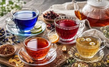 A Food Lover’s Guide to Colorful Caffeine-Free Botanical Teas A Food Lover's Guide To Colorful Caffeine-Free Botanical Teas
