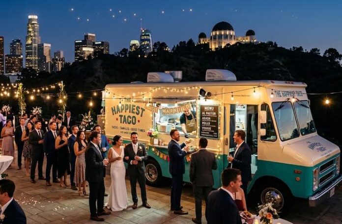 We Went To An L.a. Wedding For The Ceremony, We Stayed For The Food Trucks LA wedding food truck